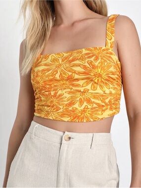 Free People All Tied Up Crop Tank - Size XS